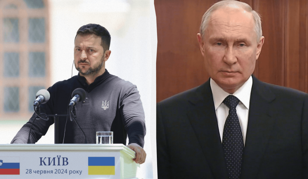 Зеленський не надто вірить у готовність Путіна до зустрічі / колаж УНІАН, фото УНІАН, скриншот