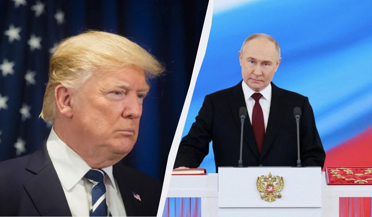 Трамп вважає, що його присутність може залежати від рішення Путіна приїхати на перемовини / колаж УНІАН, фото Getty Images