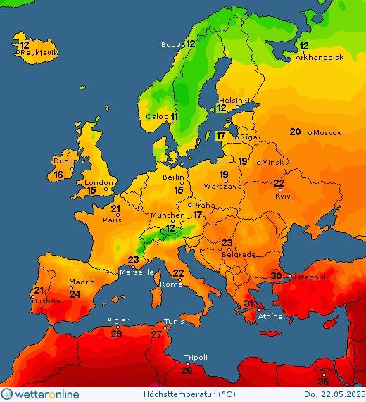 22 травня в Україні потеплішає