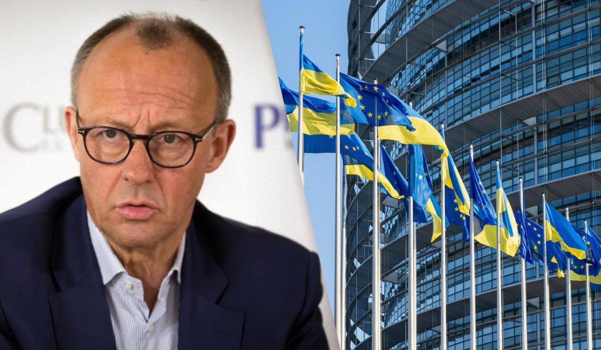 Мерц підкреслив, що спершу потрібно буде зосередитися на відновленні України після війни / Колаж УНІАН, фото - Вікіпедія, Pixabay