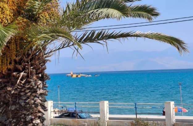 Спецсамолет упал в море в Греции во время сбора воды для тушения лесных пожаров