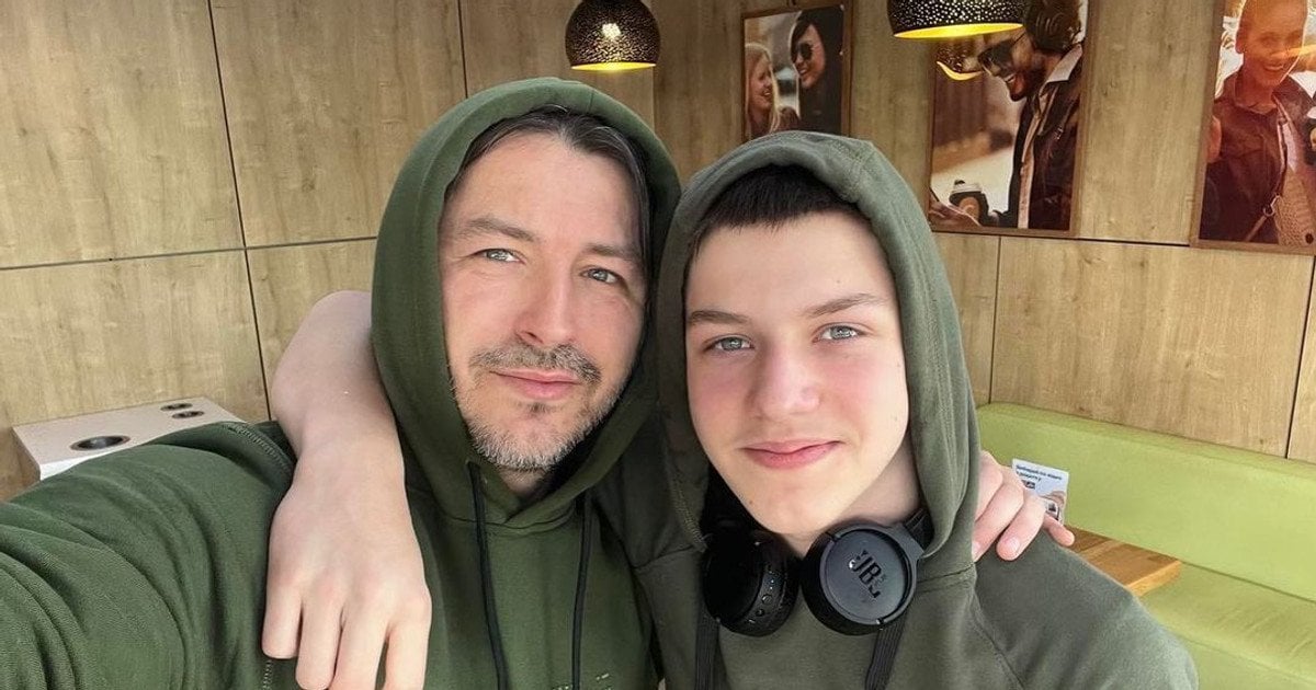 Сергій Притула з сином