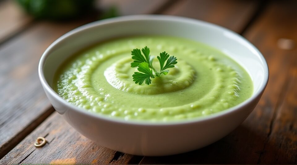 Суп-пюре з броколі