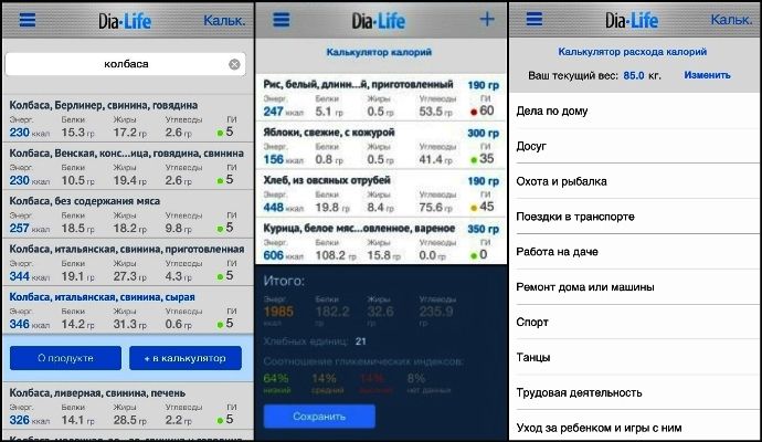 Мобільний додаток для контролю калорій
