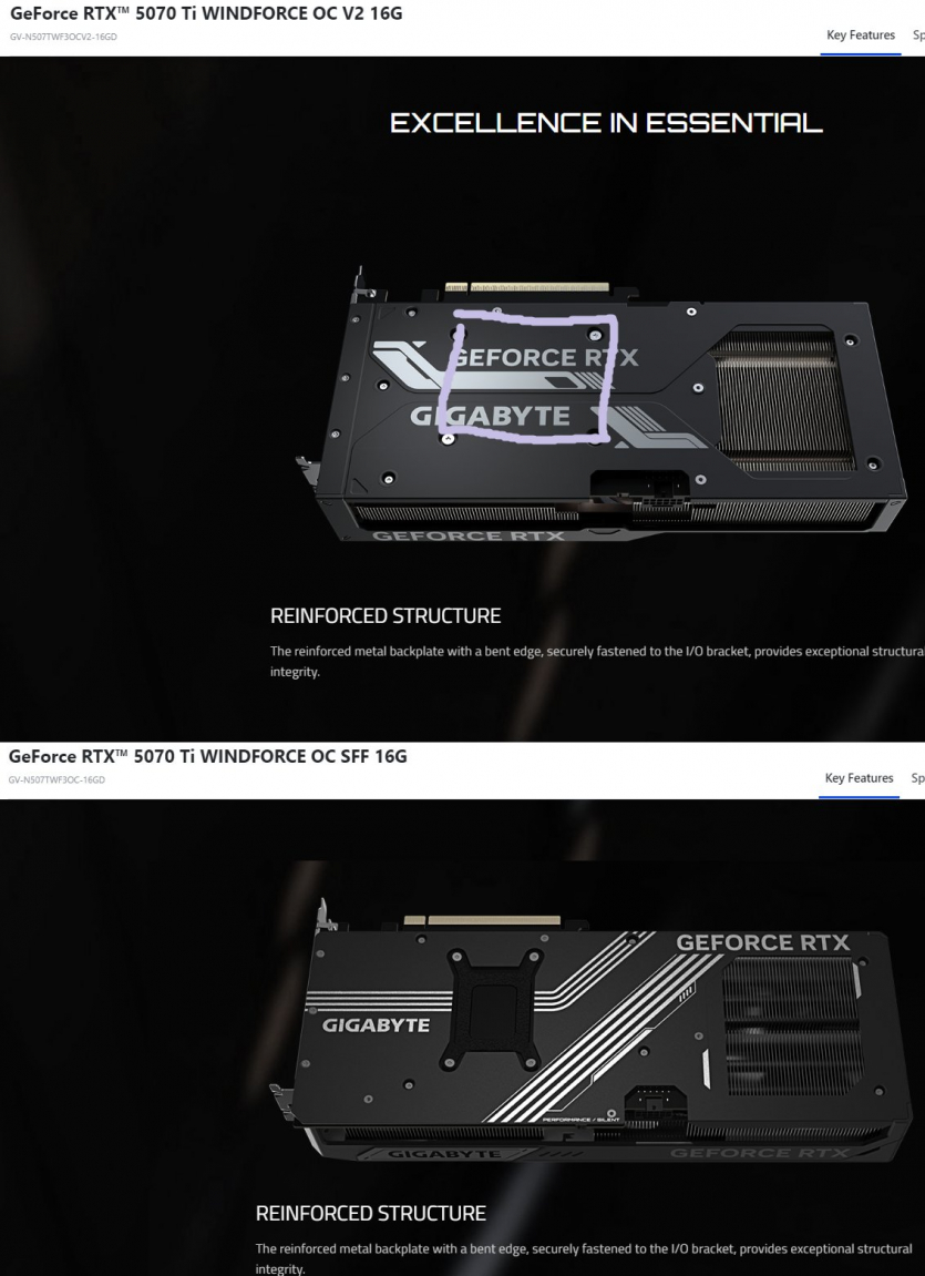 Gigabyte відмовилася від термогелю, що витікав з відеокарт: RTX 5070 Ti Windforce V2 отримала термопрокладки