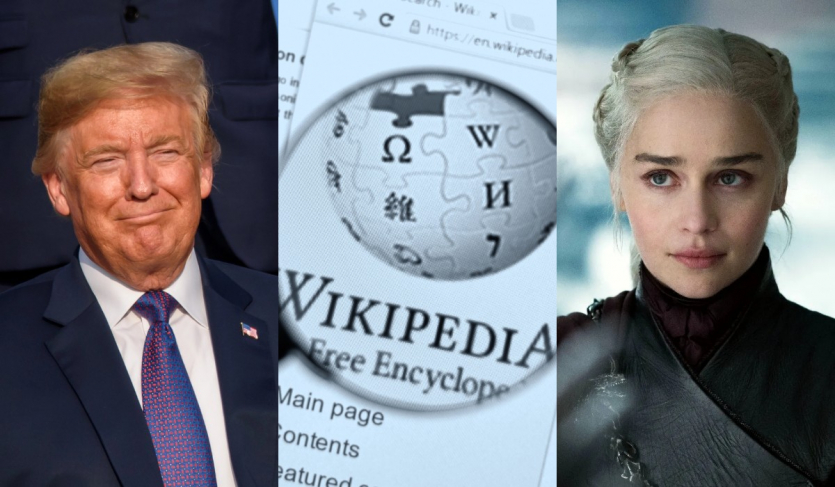 "Гра престолів", списки мертвих і Трамп: 25 найулюбленіших статей в історії Вікіпедії