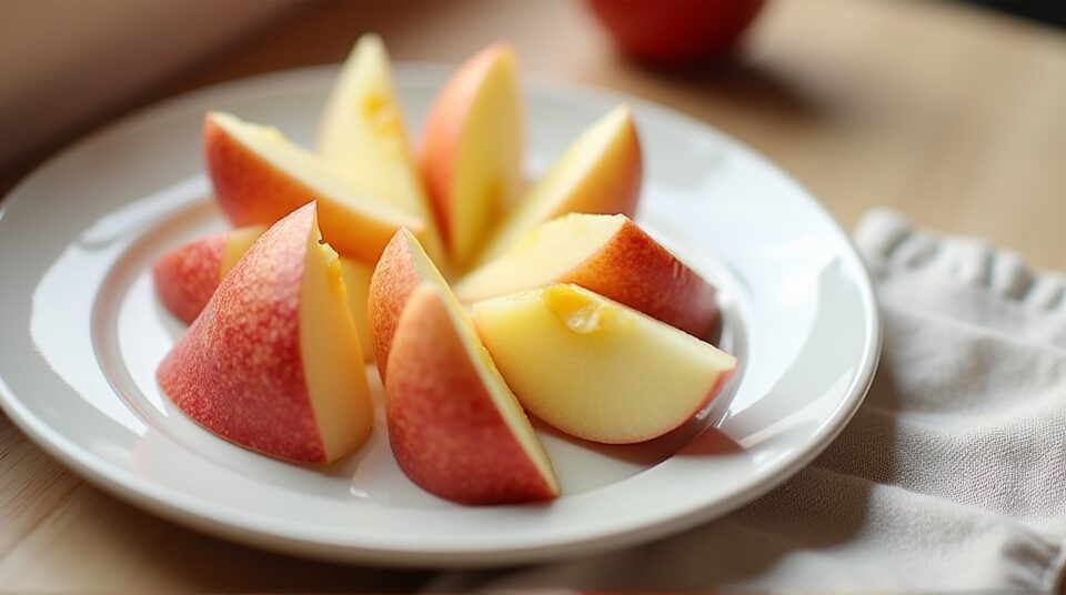 Яблуко дольками