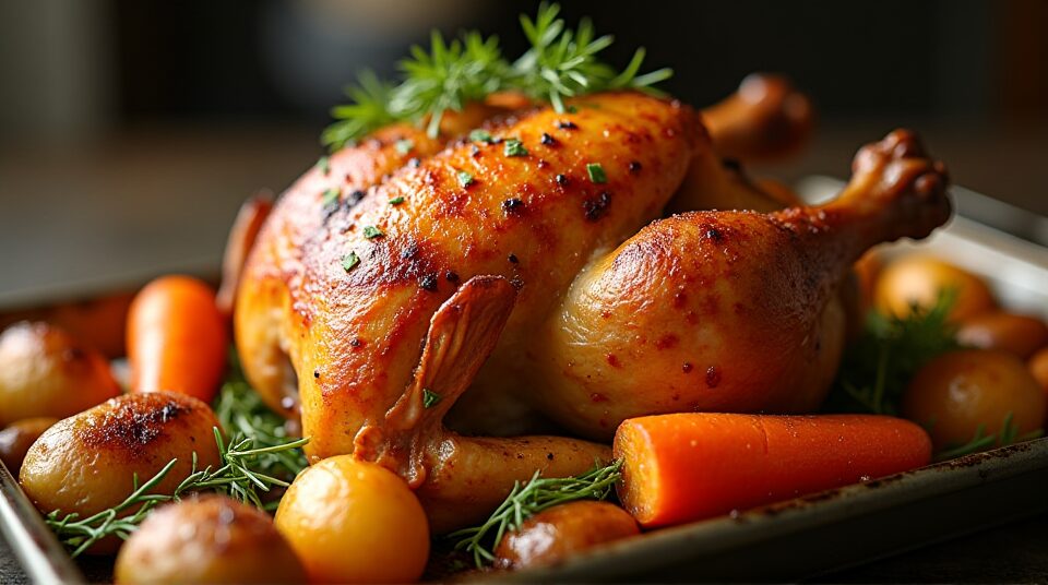 Запечена курка